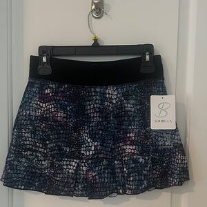 Sofibella Women's Mini Skirt - Black and Purple